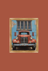 Vintage Haul: Old Truck Canvas Wall Art